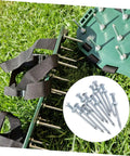 Heavy Duty Lawn Aerator Shoes With Metal Spikes For Deep Soil Aeration And Lawn Health Ten Pack Reusable Grass Shoes on lawn