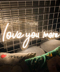 Neon Sign In Transparent Acrylic, Dimmable LED Wall Light That Turns Any Room Into A Cozy Vibe, Warm White 23.6x9 Inches