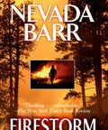 Cover of 'Grimy Lassen Forest Fire Survival Mystery With Ranger Anna Pigeon As Firefighters Battle A Ferocious Blaze And Uncover A Shocking Murder Hidden In The Smoke', showing a silhouette against a fiery forest background.