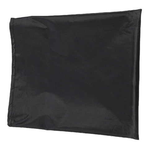 Rid Your Rig From Rain And Dirt With This Straight Up Tough Six Hundred Denier Forklift Cover Featuring Universal Fit And Reflective Strips For Total Job Site Peace Of Mind - black cover showing soft inner lining.
