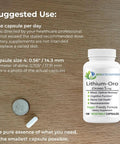 Lithium Orotate 5mg Bioavailable Capsules That Boost Mood And Support Emotional Wellness Cognitive Function Memory And Behavior With Neurotransmitter Support 100 Capsules bottle and capsule