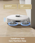 Powerhouse Gen 2 All In One Robot Vacuum And Mop With 26000Pa Suction cleaning hardwood floor