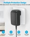 Top Shelf Replacement AC Adapter For Skil And Bosch Handheld Power Tools Straight 6V Output Charger connected to wall outlet.