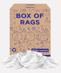 Recycled White Cotton Cleaning Rags Bulk Box 50 Lbs Streak Free Multipurpose Auto Shop Towels For Manufacturing Automotive Janitorial And Painting Projects Great For Painting And Cleanup