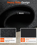 Heavy Duty Oil Spill Mat For Garage Floor 3x5 Ft Extra Thick Absorbent With Anti Slip Rubber Backing detail view of thickness and texture