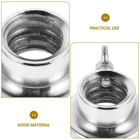 Two Pack Steel Heavy Duty Dumbbell Weight Clamps With Double Lock Safety Design close-up view