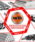 14 Inch 66T Cermet Metal Cutting Saw Blade With No Heat No Burrs And Sparks For Mild Steel Angle Iron And Pipe Pro Grade