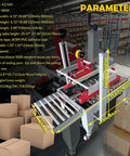 Pro Grade Automatic Carton Sealer Featuring Double Flap Tape Sealing Machine with adjustable opening and conveyor for fast sealing.