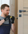 Installation of Stainless Steel T Strike Door Strike Plate 2-3/4 Inch Backplate For Interior And Exterior Doors