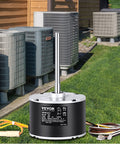 OEM Upgraded Condenser Fan Motor 0.25 HP 1100 RPM With Overheat Protection 208-230V for HVAC units, shown outdoors.