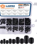 Must Have 200 Piece Internal Hex Drive Cup Point Grub Screw Set In Metric M3 To M8 With 10 Sizes And 5 L Wrenches Heavy Duty Carbon Steel