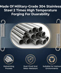 Pro Quality 4.5 Inch Recliner Springs 2 Pack Stainless Steel Tension Parts For Home Furniture, military-grade coils, durable design.