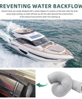Boat and 3 Inch Marine Blower Hose Replacement Kit for Boat Vent Bilge Blower Exhaust Fan 10 Feet Long Two Pieces Flexible Duct Hose