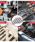 110 Piece Dowel Pins Shelf Support Peg Kit Stainless Steel Unthreaded Pins M5 Size Range 10 15 20 25 30 35 40mm For Cabinets And Shelves Heavy Duty Anti Rust Durable Fastener Elements in industrial and furniture settings.