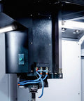 Beefy LED Machine Light For CNC Workshop And Shop, 25W LED Work Lamp, installed on industrial CNC machine, tube style lighting visible.