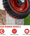 6 Inch Heavy Duty Gate Wheel With 500 Lbs Capacity For Metal Tube And Wooden Gates 360 Degree Swivel Spring Loaded