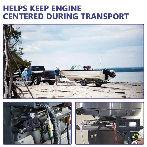 4 Inch Hydraulic Steering Lock For Outboard Motors Stops Swinging During Trailering Keeps Your Engine Centered And Safe On Transport Fits Most Steering Cylinder Rods Ideal For Boaters And Marine Enthusiasts