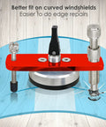 Stainless Steel Windshield Repair Kit With Injector Bridge Assembly For Pro Grade Glass Repair Auto Glass Resin Injection Tool