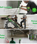 360 Degree Self Leveling Laser Level For Outdoor Projects with auto tracking motorized base and remote control use