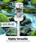 Beefy 1000W Hydro Turbine Generator For Off Grid Backup Power At Home 110V 220V in a flowing river setting
