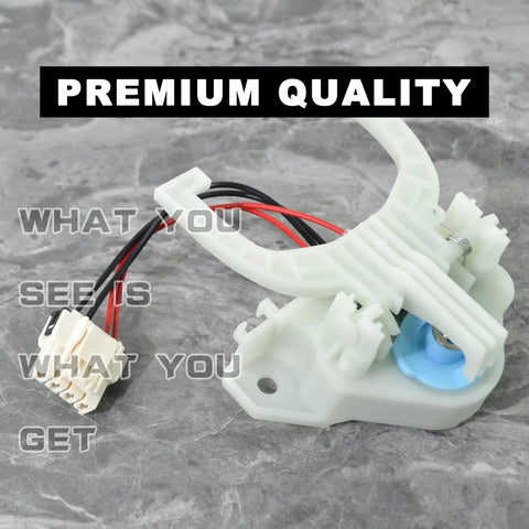 Heavy Duty Washer Shift Actuator Replaces Wh03x30517 For Ge Machines smooth agitate spin mode shifter with connector and blue wheel.