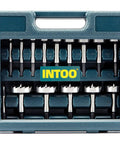 Hex Shank Forstner Bit Set 16 Piece Wood Drill Bit Kit With Multi Sided Shanks For Smooth Fast Drilling For Cabinets And Furniture