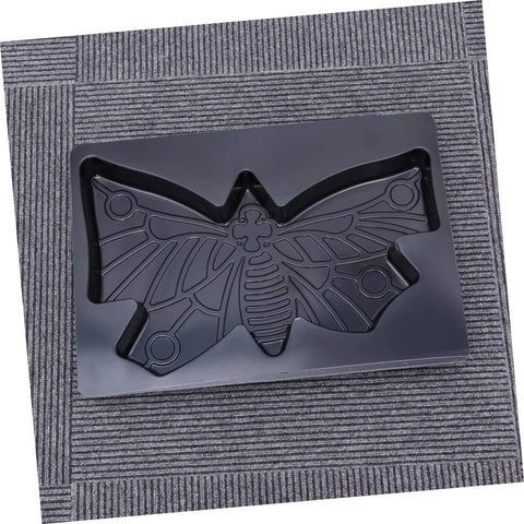 Butterfly Shaped Paving Mold For Garden Paths And Walkways, Reusable Concrete Stepping Stone Mold, Black Plastic DIY Tool