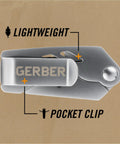 Lite Pocket Razor Knife With Money Clip For Everyday Carry, EDC Folding Stainless Steel Utility Knife with clip and branding