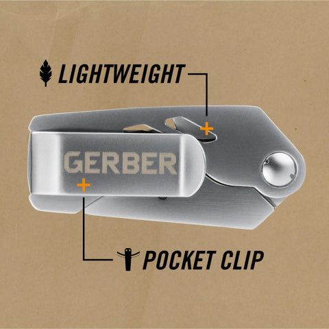 Lite Pocket Razor Knife With Money Clip For Everyday Carry, EDC Folding Stainless Steel Utility Knife with clip and branding