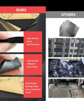 Comparison of Smooth Ride Auto Sound Deadening Mat 157 Mil Thick Closed Cell Pe Foam with other soundproofing materials.