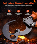 Heavy Duty Ratcheting Cable Cutter Tough As Nails Spring Steel Blades With Killer Grip Handles Quick Release Lever on glowing background.
