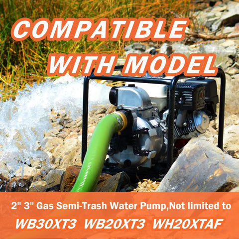 Honda 4 Pcs Mechanical Seals Replacement Kit For 2 Inch And 3 Inch Gas Semi Trash Water Pumps Fits WB30XT3 WT30XK4A WB20XT3 WH20XTAF And Compatible With Champion Predator Generac Pulsar Pumps Pro Grade. 2"-3" gas semi-trash water pump