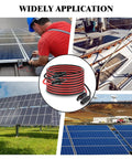 Plug And Play Solar Panel Extension Cable 20FT 14AWG Waterproof With Female And Male Connectors used in multiple setups