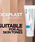 Ultimate Go To Healing Balm With Vitamin B5 Soothing Cream For Dry And Irritated Skin, Fragrance Free Face And Body Moisturizer in tube.