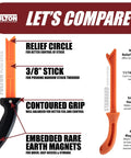 Comparison of magnetic push sticks for table saw 2 pack with contoured handle and dual rare earth magnets for woodworking