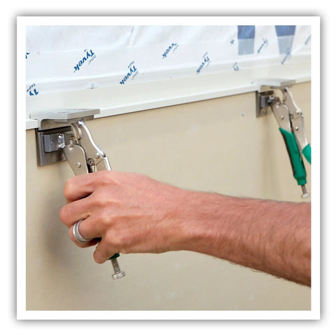 Adjustable Z Clamp Panel Siding Installation Tool For One Man Install Contractor Grade Siding Clamp To Secure Z Flashing