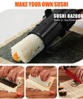 28 In 1 Sushi Making Kit With Roller And Bamboo Mats Bazooka Nigiri Gunkan Molds Musubi Maker Rice Ball Mold Set