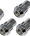 Lock Your Ride Down Against Thieves With These Slick Chrome Acorn Security Lug Nuts Anti Theft Wheel Lock Set 1/2 20 Thread heavy-duty chrome lug nuts and lock key.