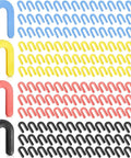 Massive 1600 Pack Plastic U Shaped Tile Spacers For Leveling Four Sizes In Black Yellow Red Blue for DIY Tile Install
