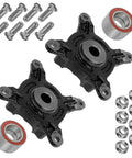 Front Left And Right Wheel Hub With Bearings And Complete Hardware Kit For Polaris Ranger 700, includes dual hubs, bearings, and fasteners.