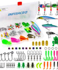 All In One 71 Piece Fishing Lure Kit For Saltwater And Freshwater Bass Angling Includes Crankbaits Spinner Baits Frog Lure