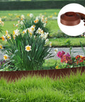 Durable Plastic Landscape Edging Kit No Fuss Easy Install 2 Inch Tall 33 Ft Border With 30 Spikes For Garden Flower Beds And Lawn Flexible PE And PP Edging That Won’t Break Bend Or Fade In Any Weather
