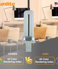 U Shaped Plug In Fluorescent Lamp 7 Watt 360 Lumens 2700K Soft White Two Pin Base G23 with 80 CRI for improved lighting
