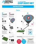 Ultimate Golf Chipping Net And Mat System For Portable Indoor Practice With Automatic Ball Return And Realistic Turf Surface