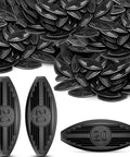 Set Of 160 Size 20 Black Plastic Biscuit Joiners With Self Clamping Gripping Plates For Woodworking Crafting Furniture