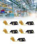 5PCS ESD Wrist Strap Ground Socket Kit with L Shaped Ring Connector and 1.75m Cable displayed in industrial setting.