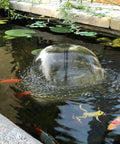 All In One Pond Filtration System With 660GPH Fountain Pump Kit creating water feature in koi pond with 40W corded electric pump