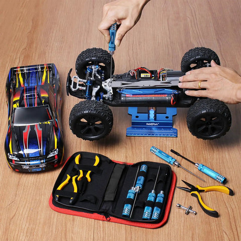 11 in 1 Pro Multi RC Tool Kit Box Set With Hex Drivers Allen Keys Pliers Wrench for RC Cars Drones Planes Boats and Multirotors
