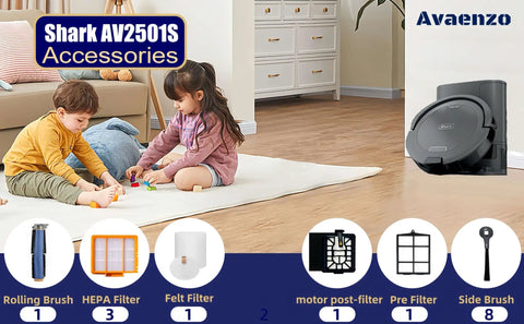All-In-One Universal Vacuum Replacement Parts Kit For AV2511AE AV2501S AV2610WA RV2502AE RV2610WA AV2510 AV2520 And More displayed