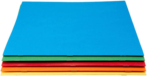 Legit Twin Pocket Folders With Strong Two Prong Fastener And Quick Business Card Slot Holds Letter Size Sheets In Fresh Assorted Colors For Zero Fuss Desk Sorting Solid Twenty Five Pack Keeping Your Files Neat And Ready For The Daily Grind